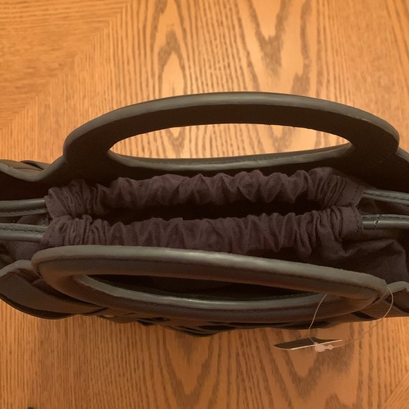 Anthropologie Woven Leather Bag - Picture 2 of 5